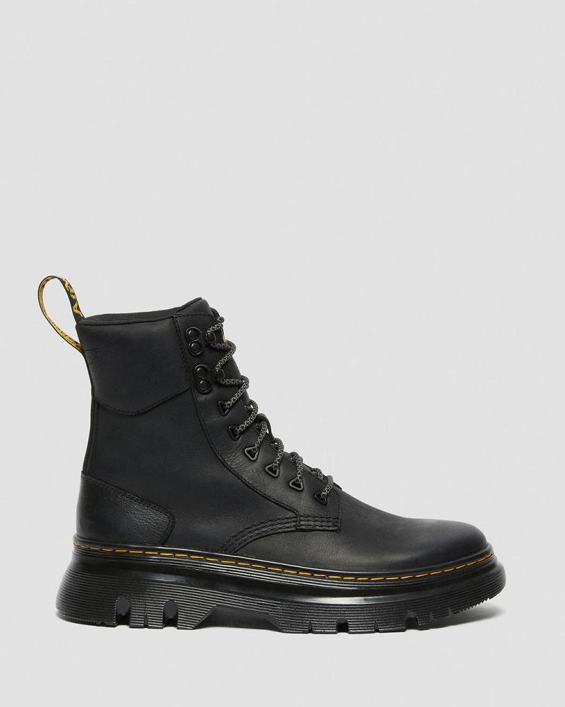 Dr Martens Tarik Wyoming Leren Utility Vrijetijdslaarzen Heren Zwart | NL 332LIS